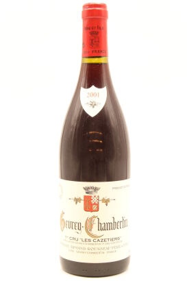 (1) 2001 Domaine Armand Rousseau Pere et Fils Les Cazetiers, Gevrey-Chambertin Premier Cru [JR17]