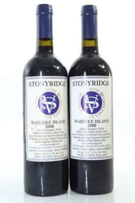 (2) 2008 Stonyridge Vineyard Larose, Waiheke Island