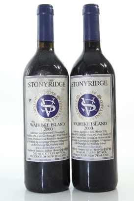 (2) 2000 Stonyridge Vineyard Larose, Waiheke Island