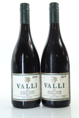 (2) 2007 Valli Bannockburn Vineyard Pinot Noir, Bannockburn