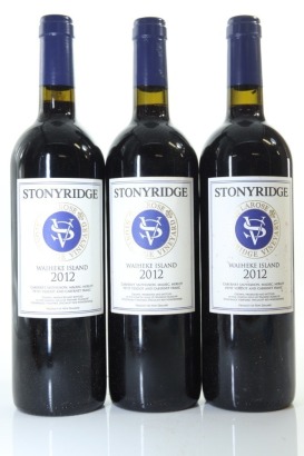 (3) 2012 Stonyridge Vineyard Larose, Waiheke Island