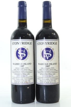 (2) 2007 Stonyridge Vineyard Larose, Waiheke Island
