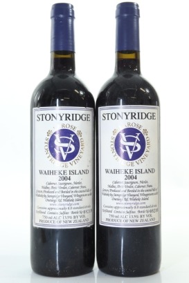 (2) 2004 Stonyridge Vineyard Larose, Waiheke Island