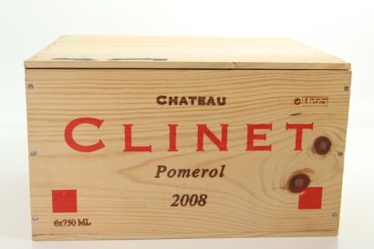 (2) 2008 Chateau Clinet, Pomerol (OWC)