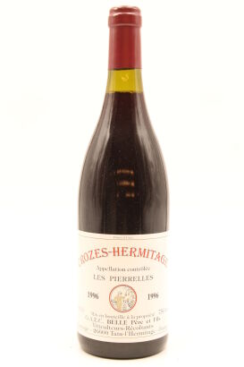 (1) 1996 Domaine Belle Crozes-Hermitage Les Pierrelles, Rhone