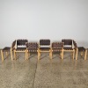 A Set of Seven 611 Dining Chairs by Alvar Aalto for Artek - 2
