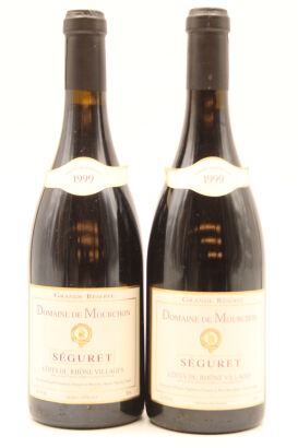 (2) 1999 Domaine de Mourchon Seguret, Cotes du Rhone Villages