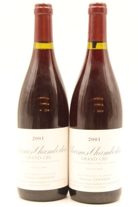 (2) 2001 Frederic Esmonin Chambertin Grand Cru, Cote de Nuits