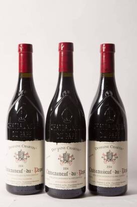 (3) 2004&nbsp;Domaine Charvin Chateauneuf du Papes, Rhone
