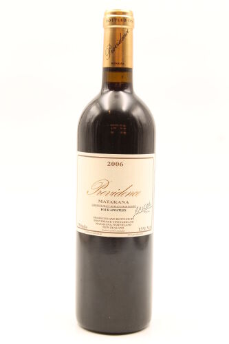 (1) 2006 Providence Four Apostles Merlot Cabernet Franc Malbec, Matakana