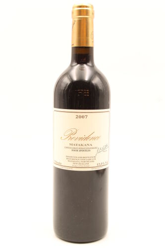 (1) 2007 Providence Four Apostles Merlot Cabernet Franc Malbec, Matakana