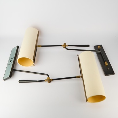 A Pair of Wall Mounted Light Fixtures