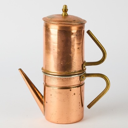 A Neapolitan Coffee Pot by Porritiello Rame