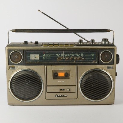 An 80s Sanyo Boombox