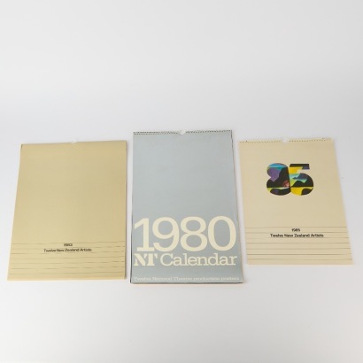 Three Vintage Art Calendars