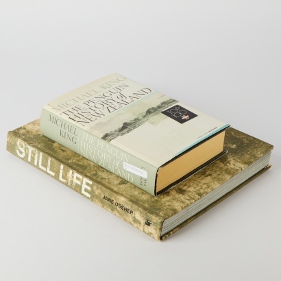 Still Life Book by Jane Ussher and The Penguin History of New Zealand Hardback