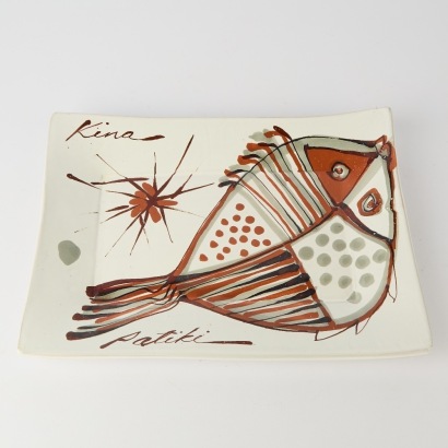 A Kina Patiki Ceramic Platter