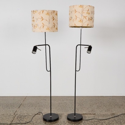 A Pair of Style Lux Double Light Floor Lamps
