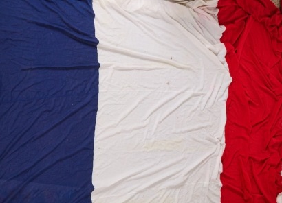 A Very Large French Ship Flag