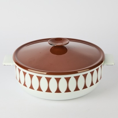 A Cathrineholm Enamel Casserole