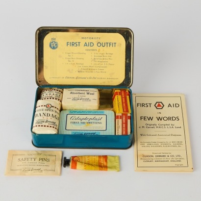 A Vintage Complete RAC Motorists First Aid Kit