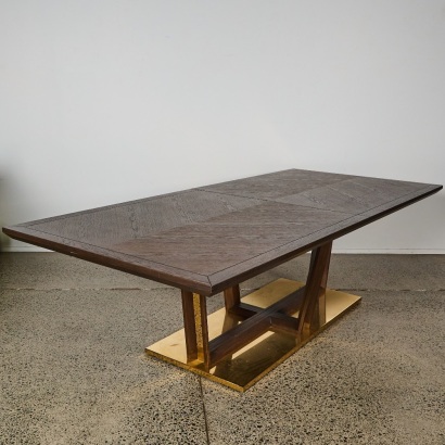 A Large Modern Dining Table