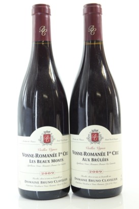 (2) 2009 Domaine Bruno Clavelier Aux Brulees Vieilles Vignes, Vosne-Romanee Premier Cru [JR16.5]