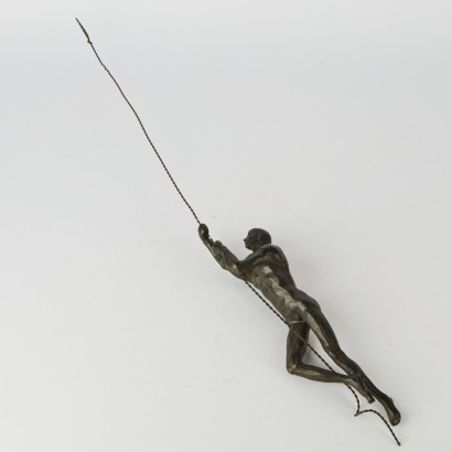 A Climbing Man Statue