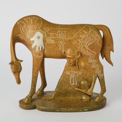 A Folk Art Native American Style Sculpture