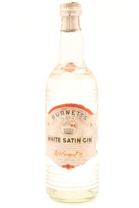 (1) Burnett's White Satin Gin, circa 1950s, 26 Fl Oz