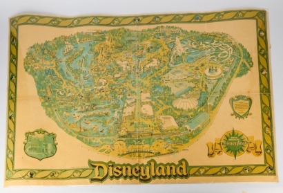 A Vintage Disneyland Map from 1982