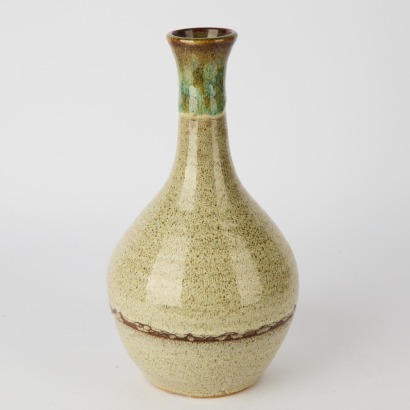 A Retro Stoneware Studio Pottery Vase