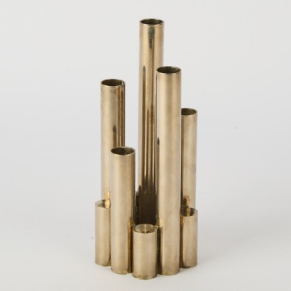 A Gio Ponti Style Tubular Candle Holder