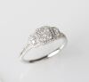 18ct White Gold Diamond Cluster Ring