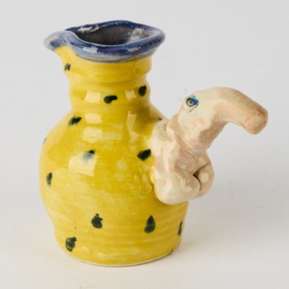 A Whimsical Studio Pottery Jug by John Green