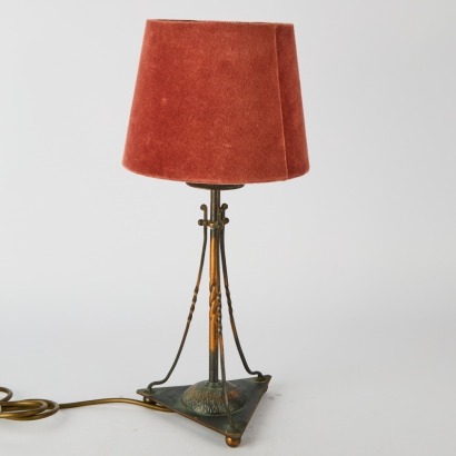 An Arts and Crafts Copper Lamp