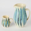 A Large Hanmer Pottery Water Jug and Creamer