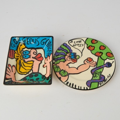 A Pair of Kilsby New Zealand Dishes