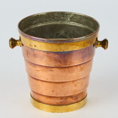 A Christian Wagner Copper Ice Bucket circa 1950's