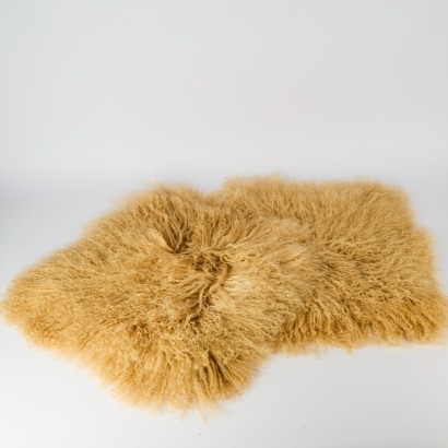 A Pair of Tibetan Lamb Cushion Covers (Caramel)