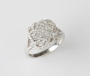 18ct White Gold Diamond Dress Ring