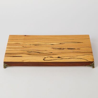 A Spalted Maple Stand or Serving Board