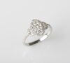 18ct Navette Diamond Cluster Ring