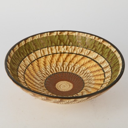 A West German Potter Vase and Bowl