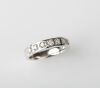18ct White Gold Diamond Band