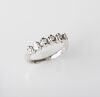 18ct White Gold Modern Diamond Ring