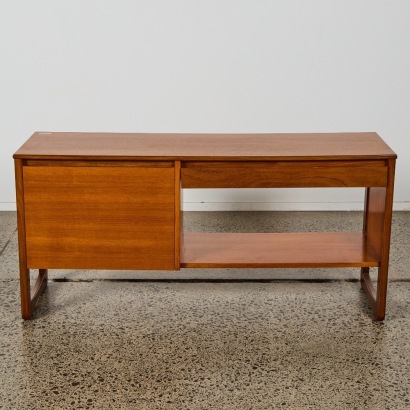 A Mid-Century Teak Record Cabinet