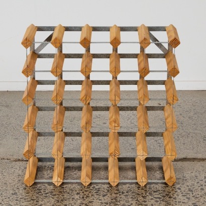A 25-Bottle Wine Rack