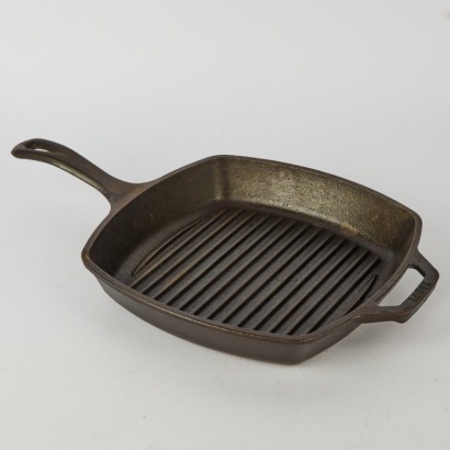A Lodge USA Cast Iron Skillet