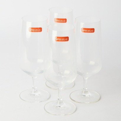 A Set of Four Spieglau Capri Beer Glasses